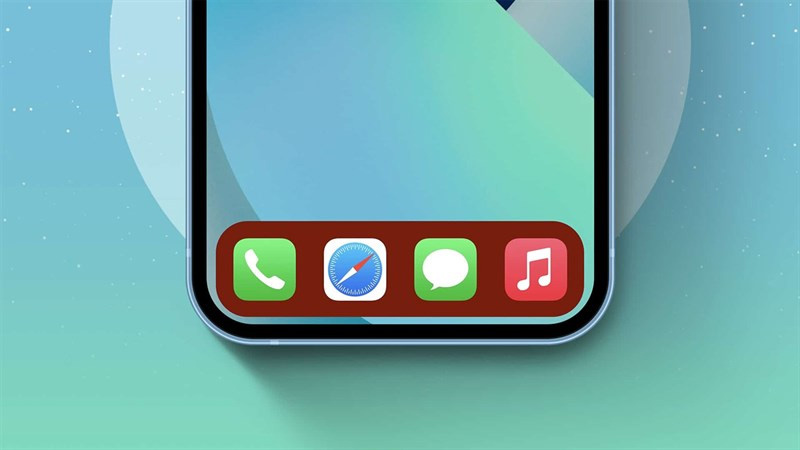 Mẹo hay cho Iphone #1 Cách đổi màu thanh Dock Iphone trên IOS 15, giúp màng hình trở nên hài hòa hơn - 1
